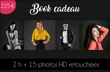 Cadeau photo de mode et book en studio à Lyon